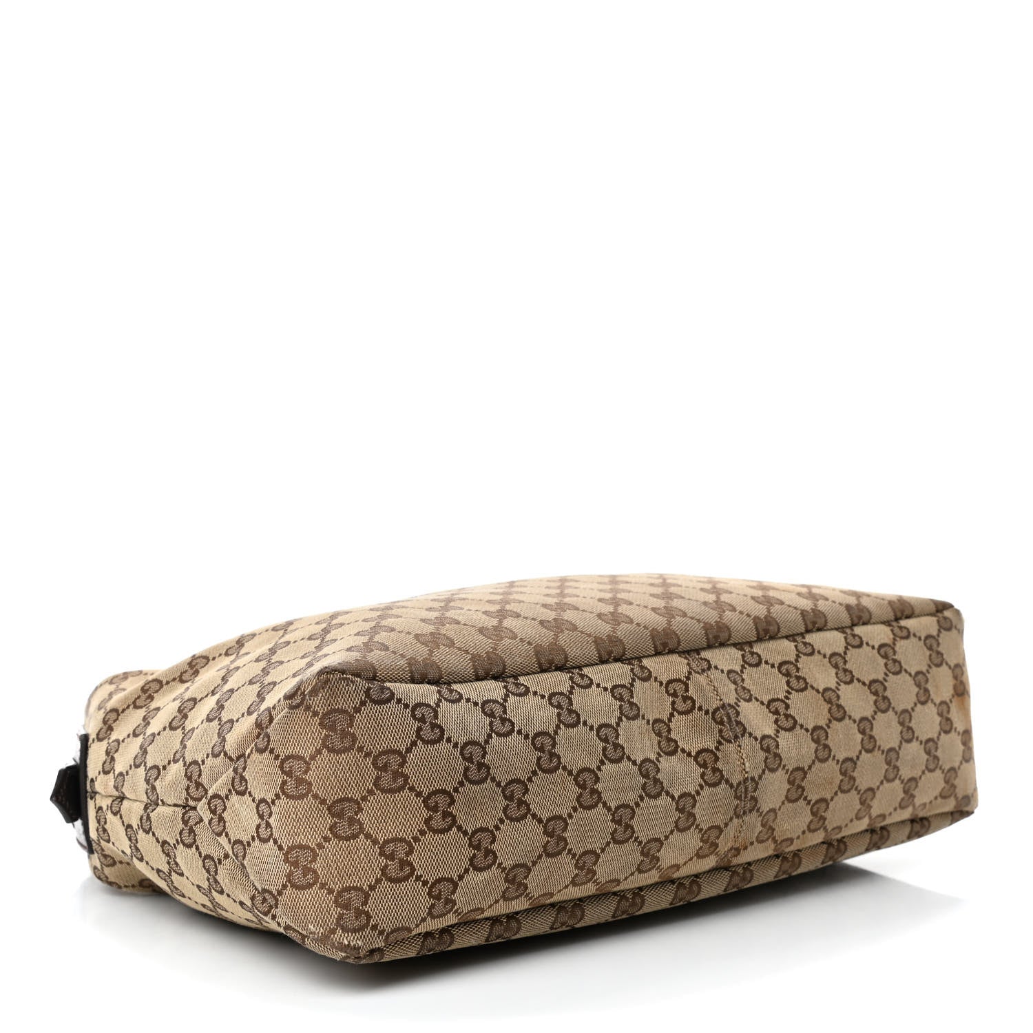 Gucci Monogram Medium Horsebit Chain Hobo Dark Brown 3 of 5