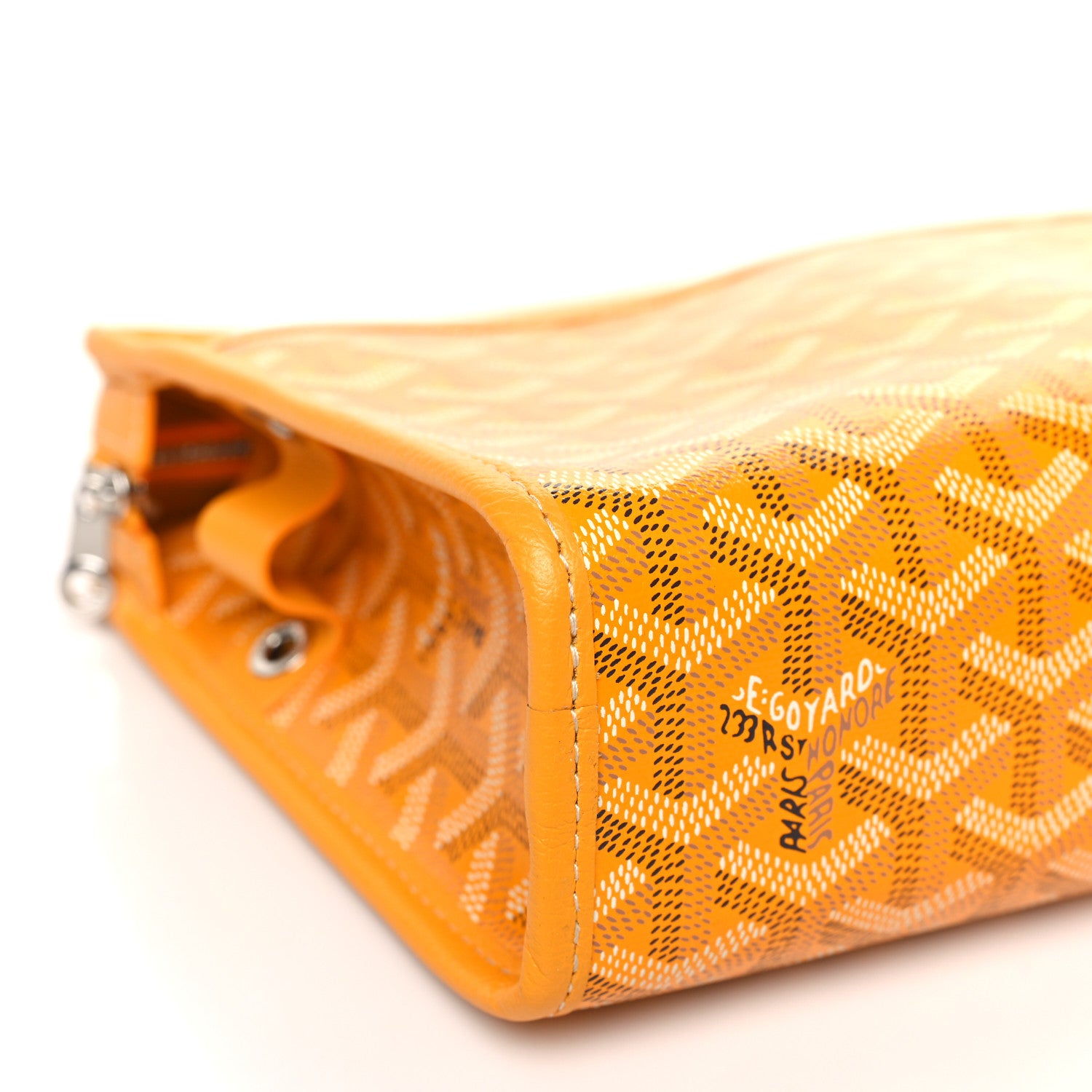 Goyard Goyardine Jouvence Toiletry Pouch Yellow 6 of 8