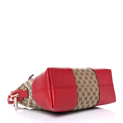Gucci Monogram Medium Bree Shoulder Bag Red 4 of 14