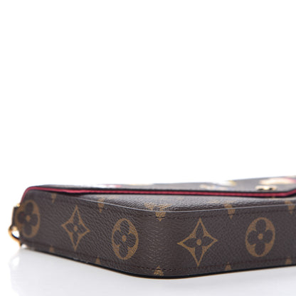 Louis Vuitton Monogram LV Love Lock Pochette Felicie Chain Wallet 7 of 11