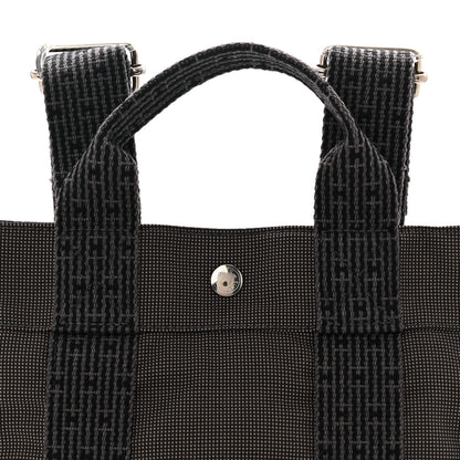 Hermes Canvas Herline Backpack Grey 13 of 17