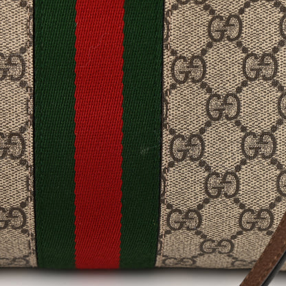 Gucci GG Supreme Monogram Medium Ophidia Shopping Tote Brown 16 of 17