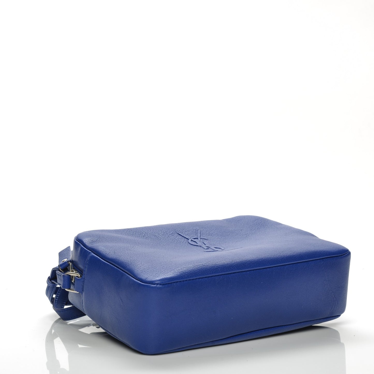 Lambskin Monogram Small Lou Camera Bag Royal Blue