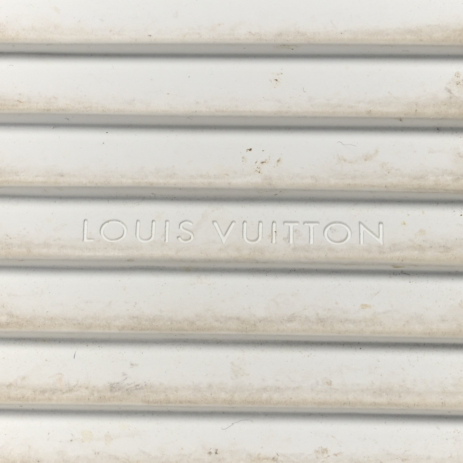 Louis Vuitton Lambskin Embossed Monogram Time Out Sneakers 37.5 White 8 of 14