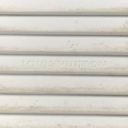 Louis Vuitton Lambskin Embossed Monogram Time Out Sneakers 37.5 White 8 of 14