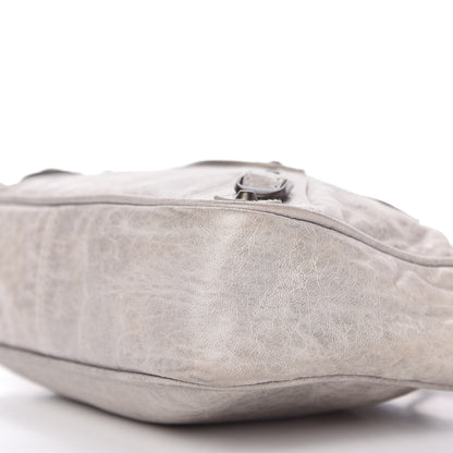 Balenciaga Agneau Classic Hardware Shoulder Bag Argent 7 of 9