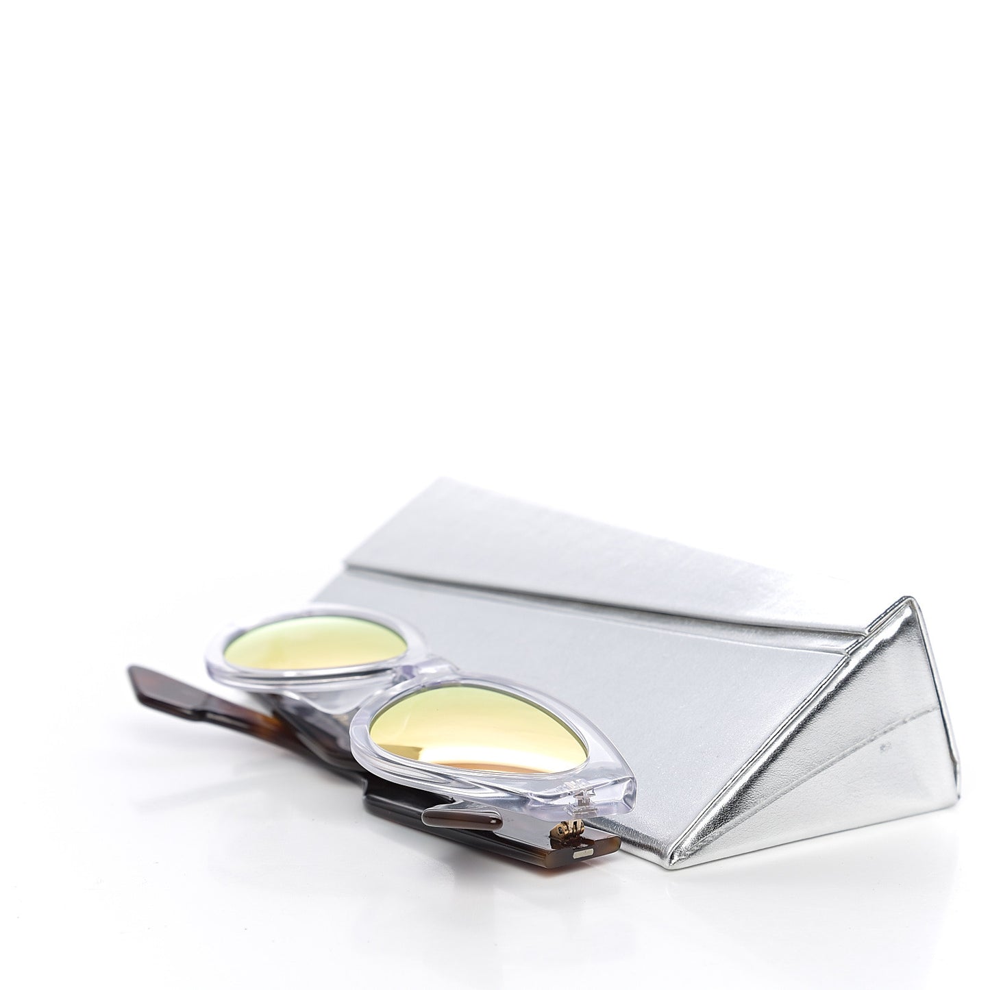 Spirit 2 Oval Sunglasses Transparent Tortoise