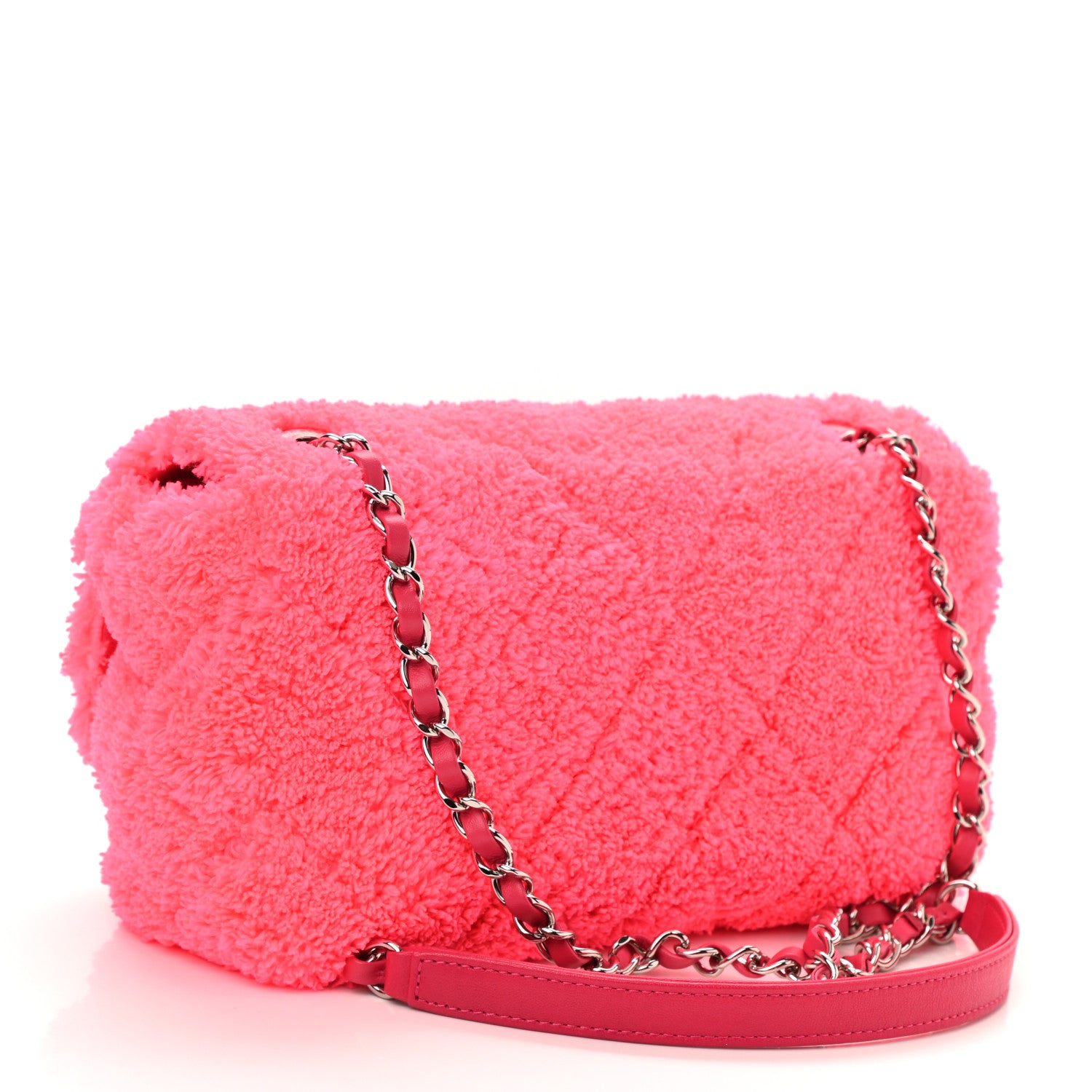 Chanel Lambskin Calfskin Mixed Fibers Quilted Medium Flap Pink 3 of 11
