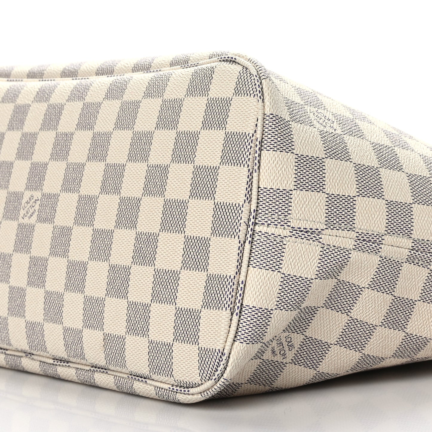 Damier Azur Neo Neverfull MM Rose Ballerine