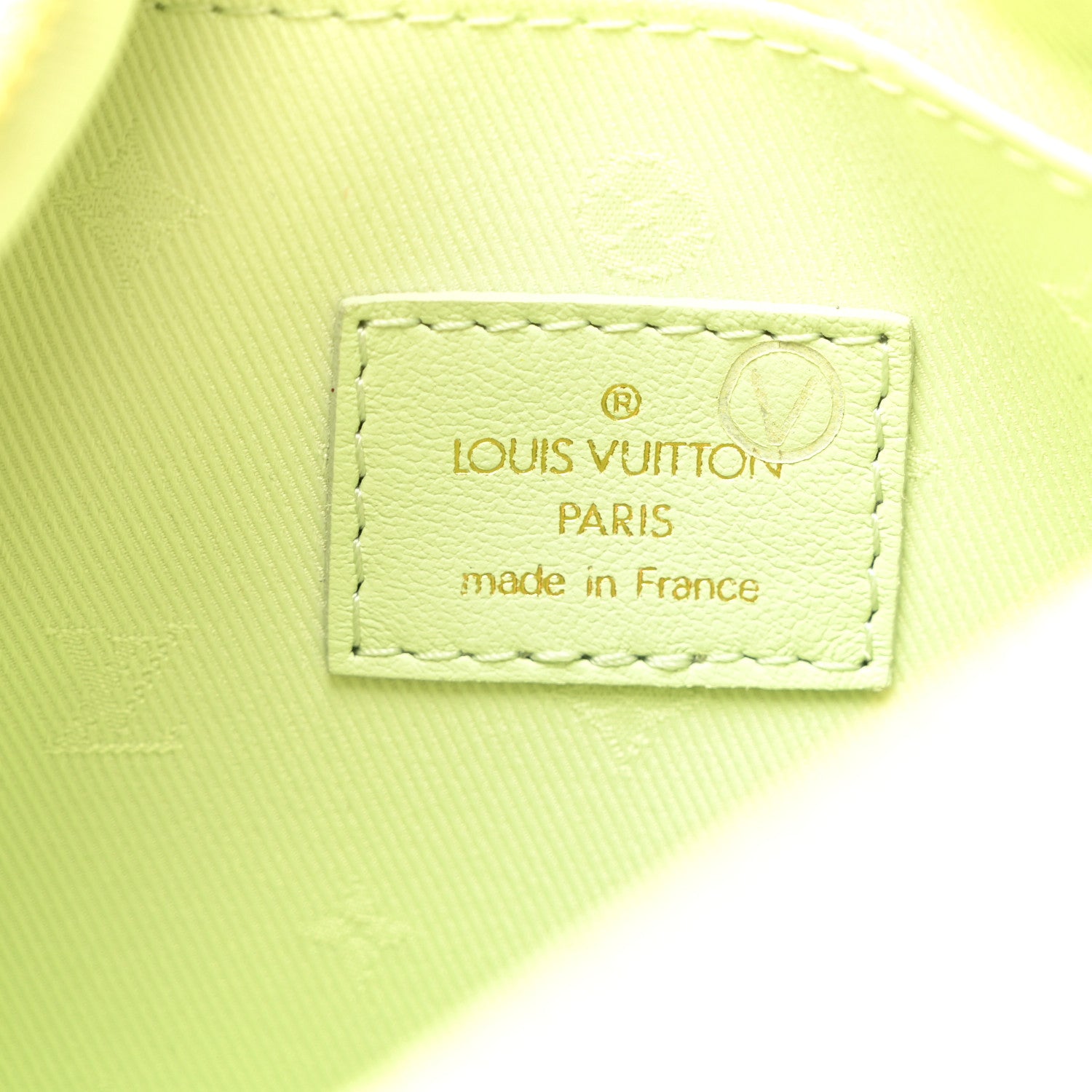Louis Vuitton Calfskin Bubblegram Over The Moon Light Green 6 of 9