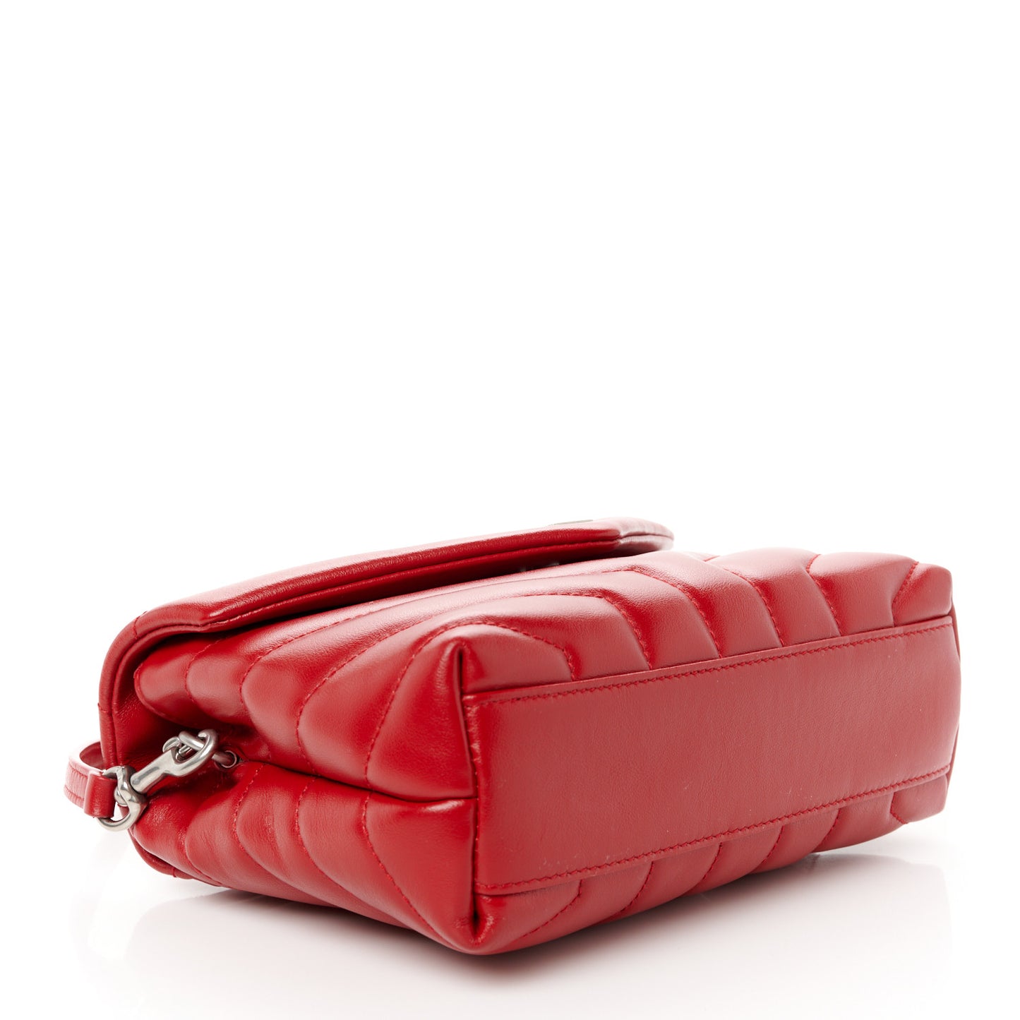 Calfskin Y Quilted Monogram Toy Loulou Crossbody Bag Rouge Eros