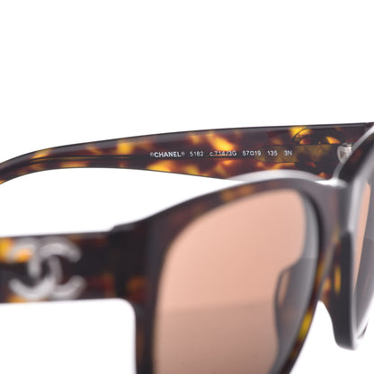 Chanel CC Logo Sunglasses 5182 Tortoise 6 of 9
