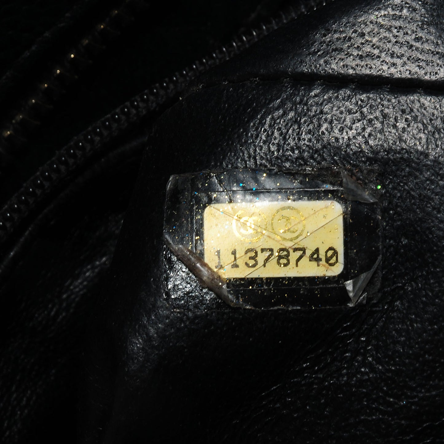 Caviar Medallion Tote Black