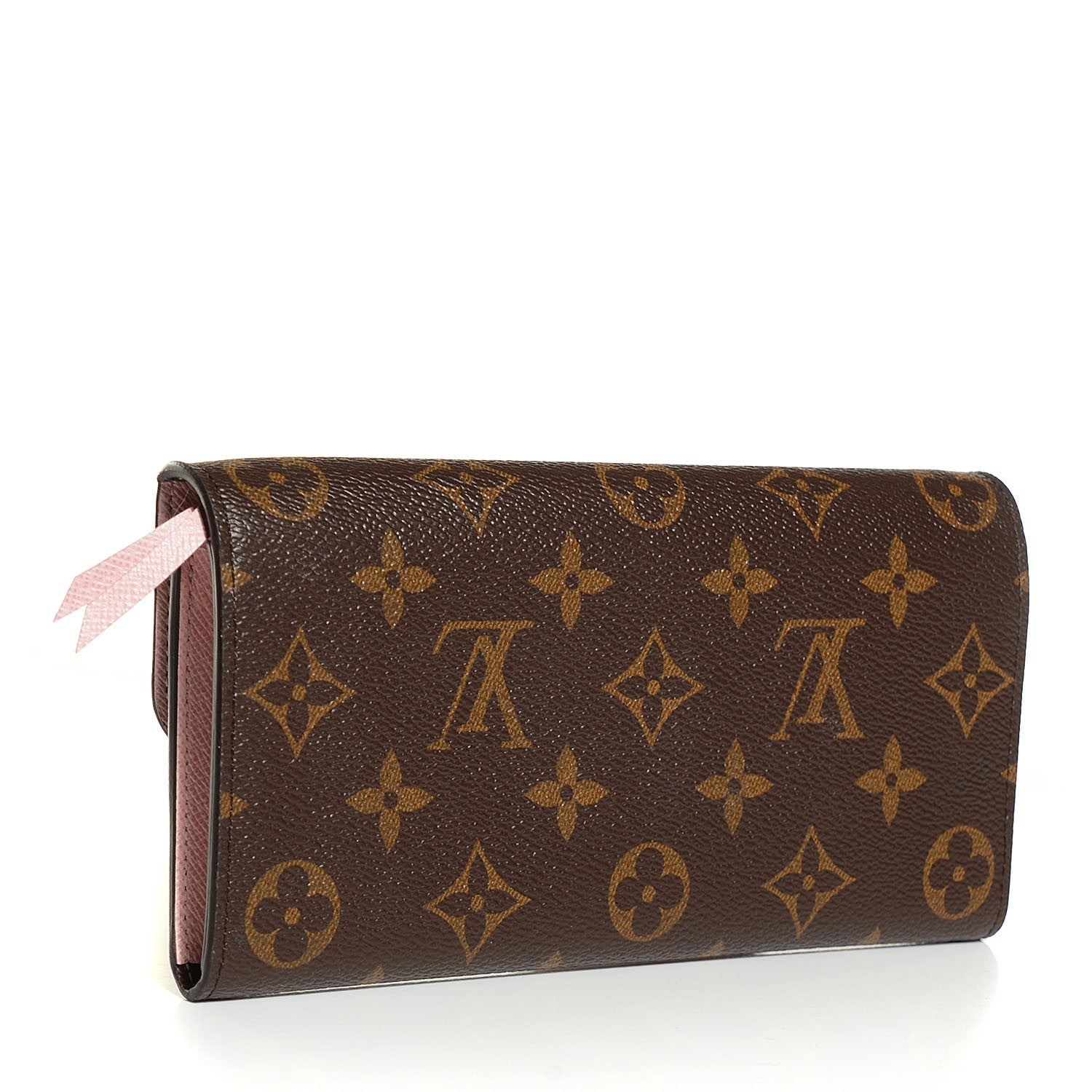 Louis Vuitton Monogram Emilie Wallet Rose Ballerine 3 of 8