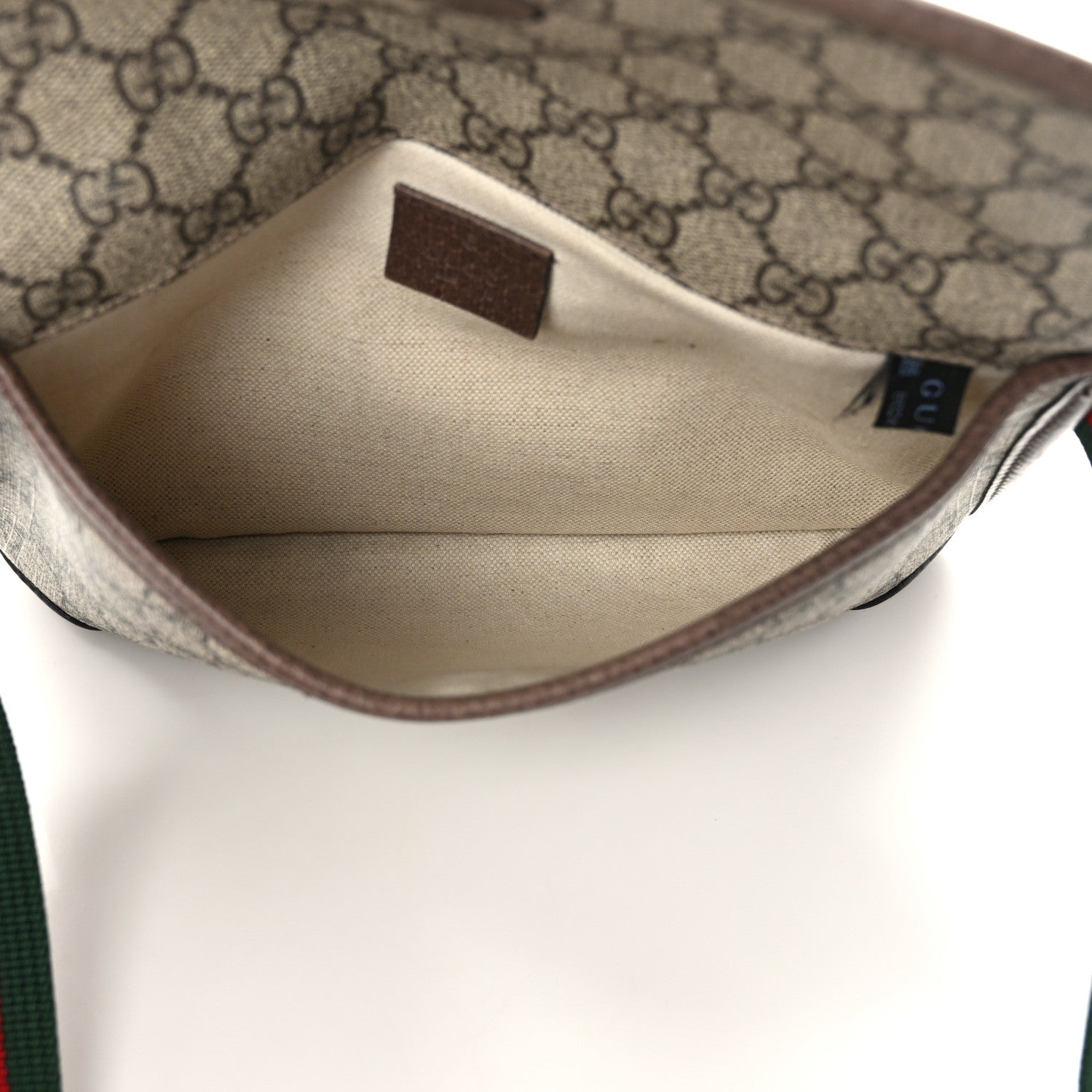 Gucci GG Supreme Monogram Neo Vintage Web Belt Bag Brown 5 of 9