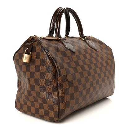 Louis Vuitton Damier Ebene Speedy 30 3 of 11