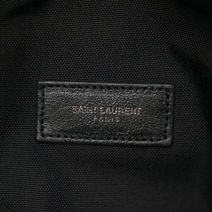 Saint Laurent Lambskin Logo Ripstop Body Belt Bag Black 6 of 11