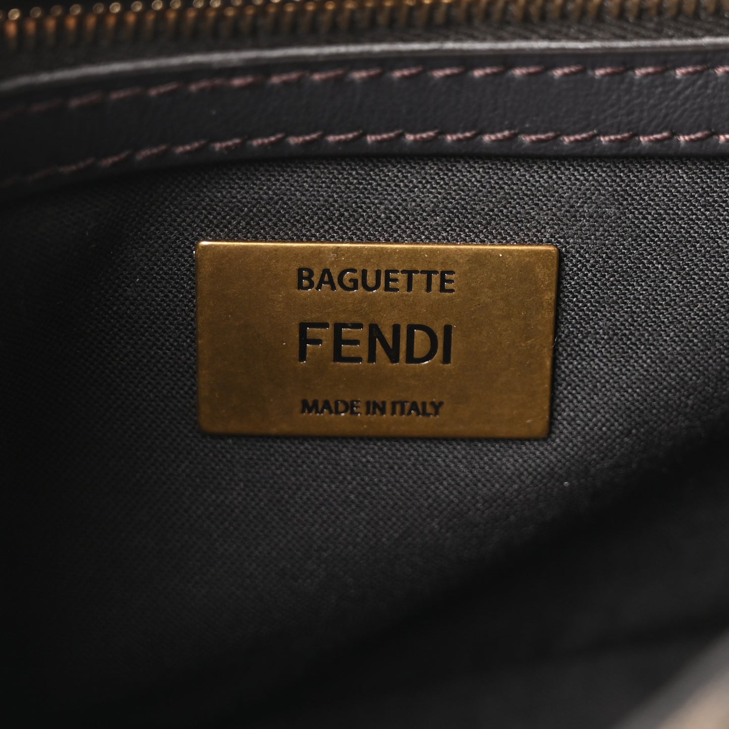 Fabric Jacquard FF 1974 Midi Chain Baguette Tobacco Moro