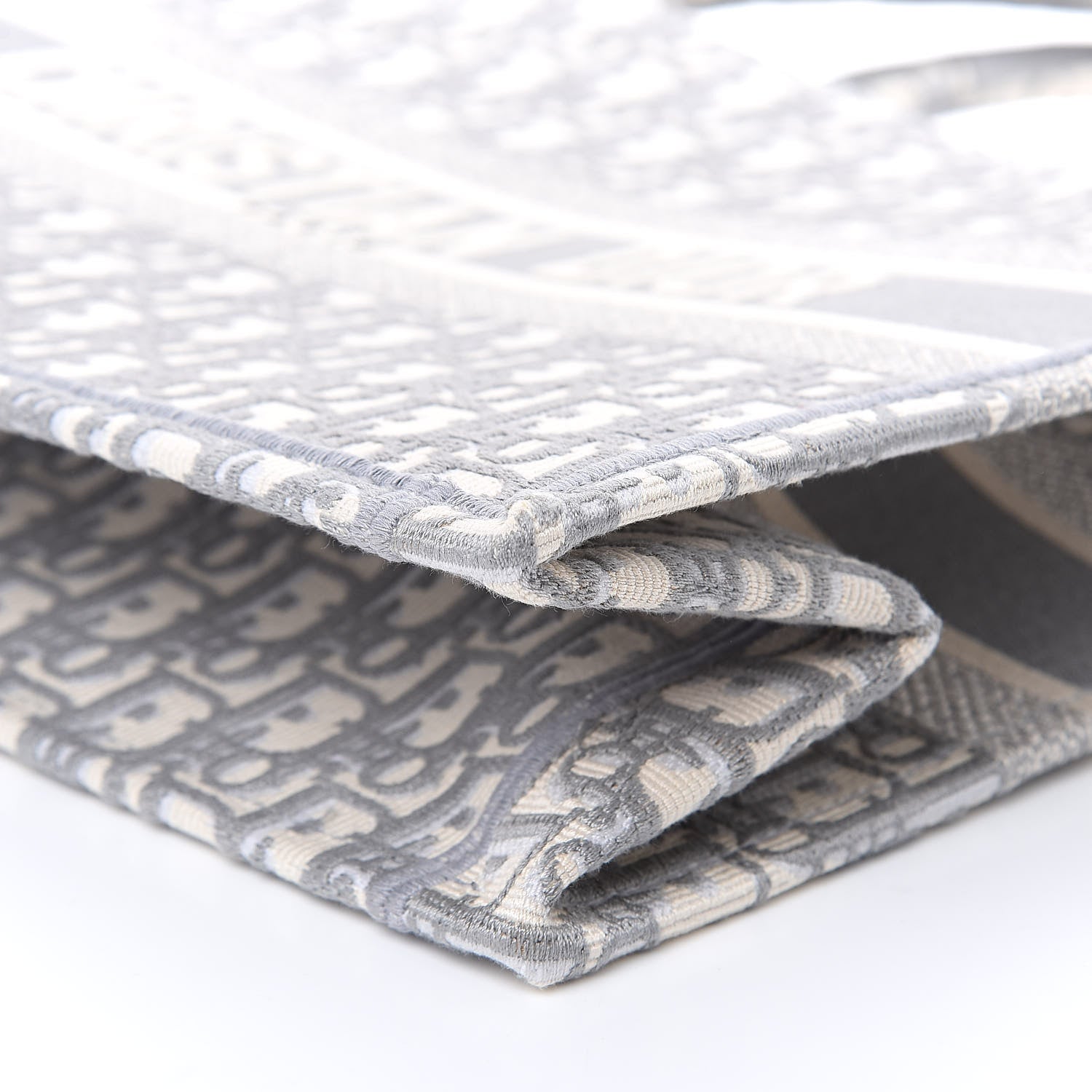 Christian Dior Oblique Medium Book Tote Grey 10 of 10