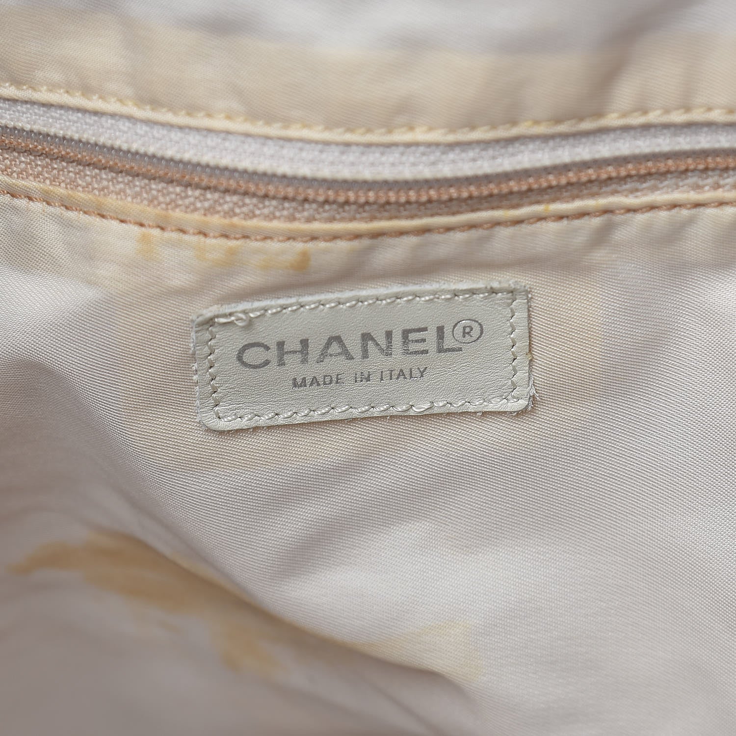 Chanel Nylon Small Travel Duffle Beige 6 of 26
