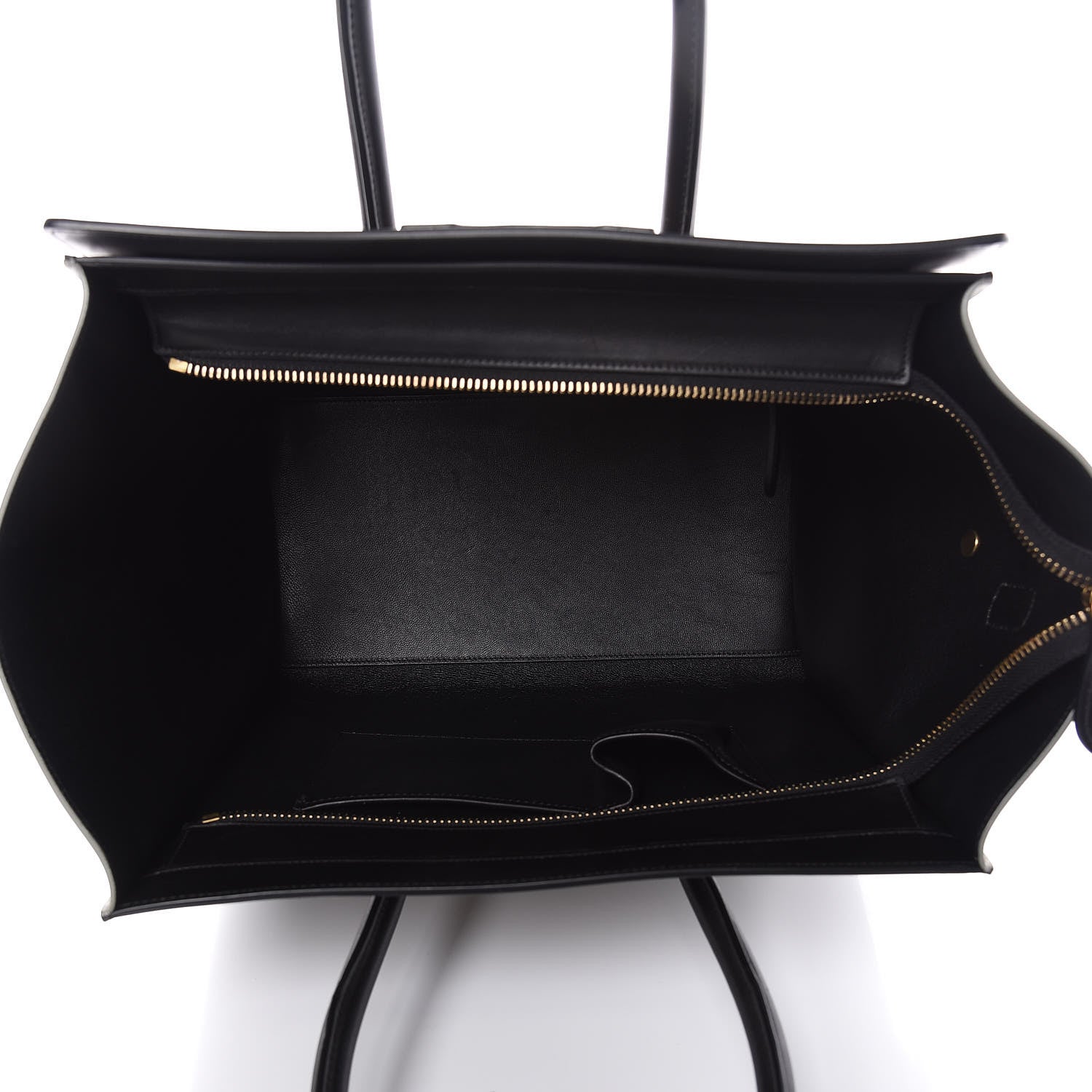 Celine Satin Calfskin Mini Tri-Color Luggage Dark Grey 5 of 11