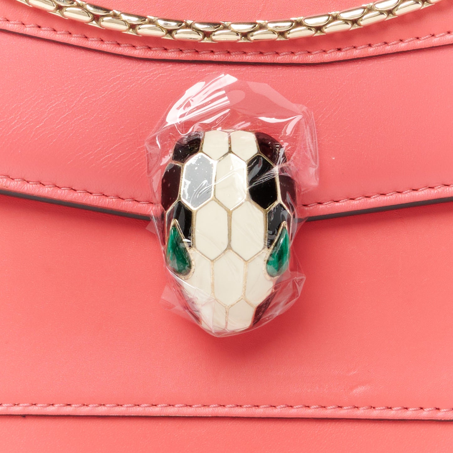 Calfskin Serpenti Forever Shoulder Bag Pink