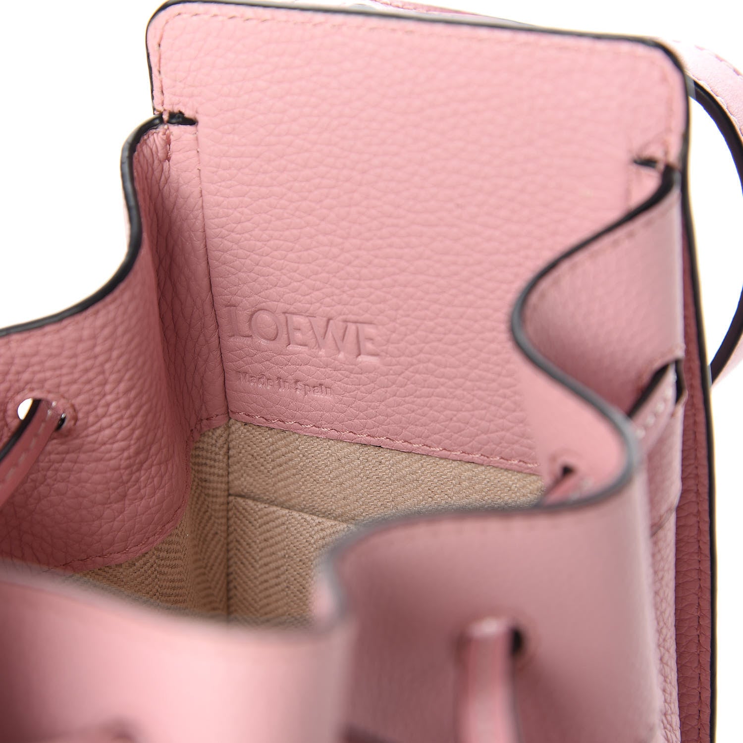 Loewe Calfskin Mini Hammock Shoulder Bag Pastel Pink 8 of 9