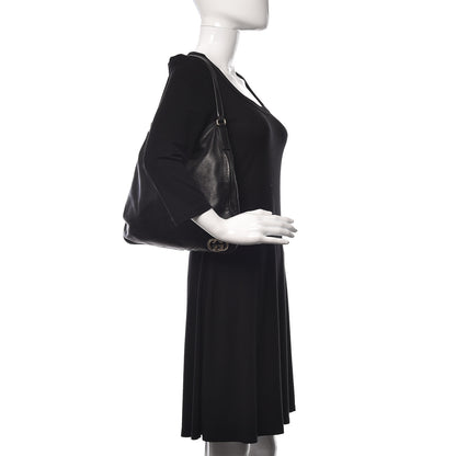 Gucci Calfskin Medium New Britt Hobo Black 2 of 14