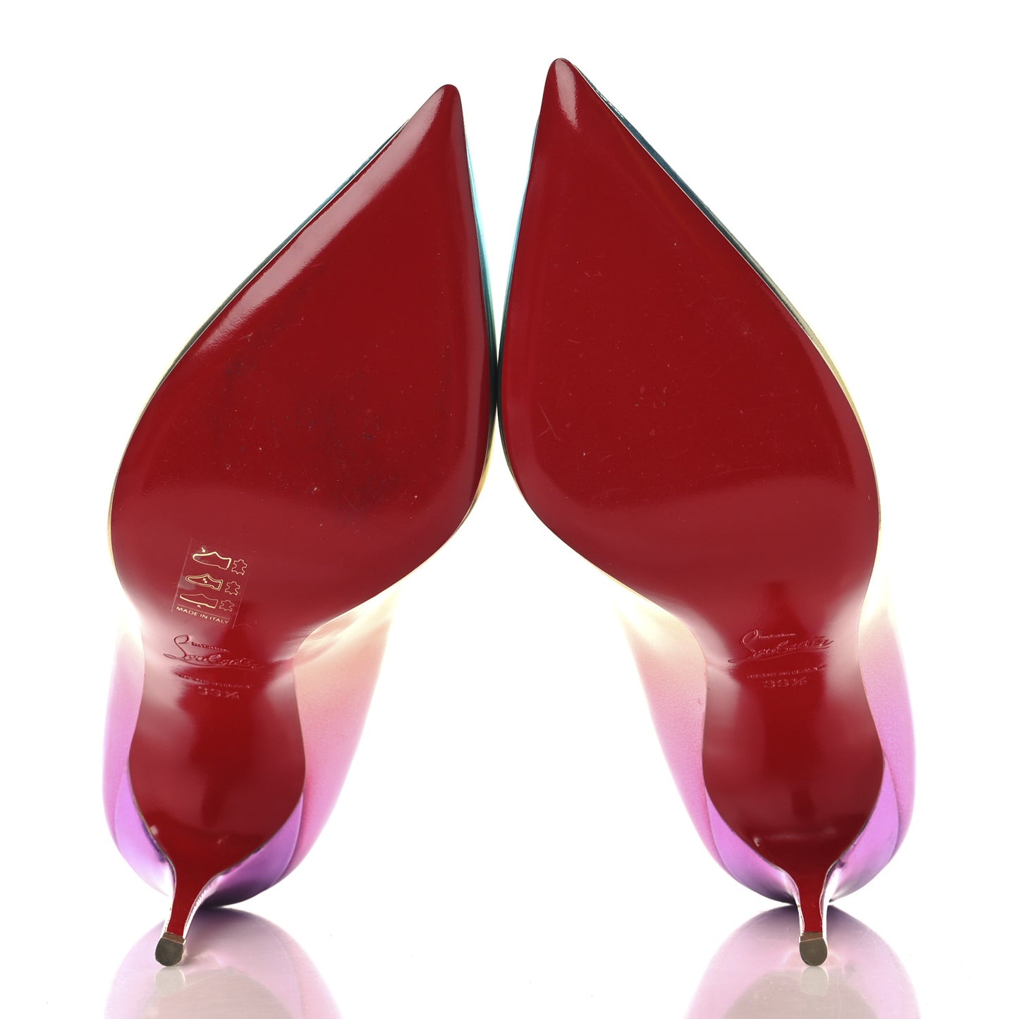Specchio Boreal Hot Chick 100 Pumps 39.5 Multicolor Gold