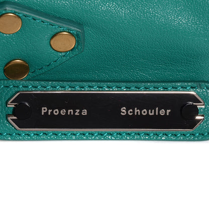 Proenza Schouler Leather PS1 Mini Pouch Messenger Bag Aqua 13 of 13