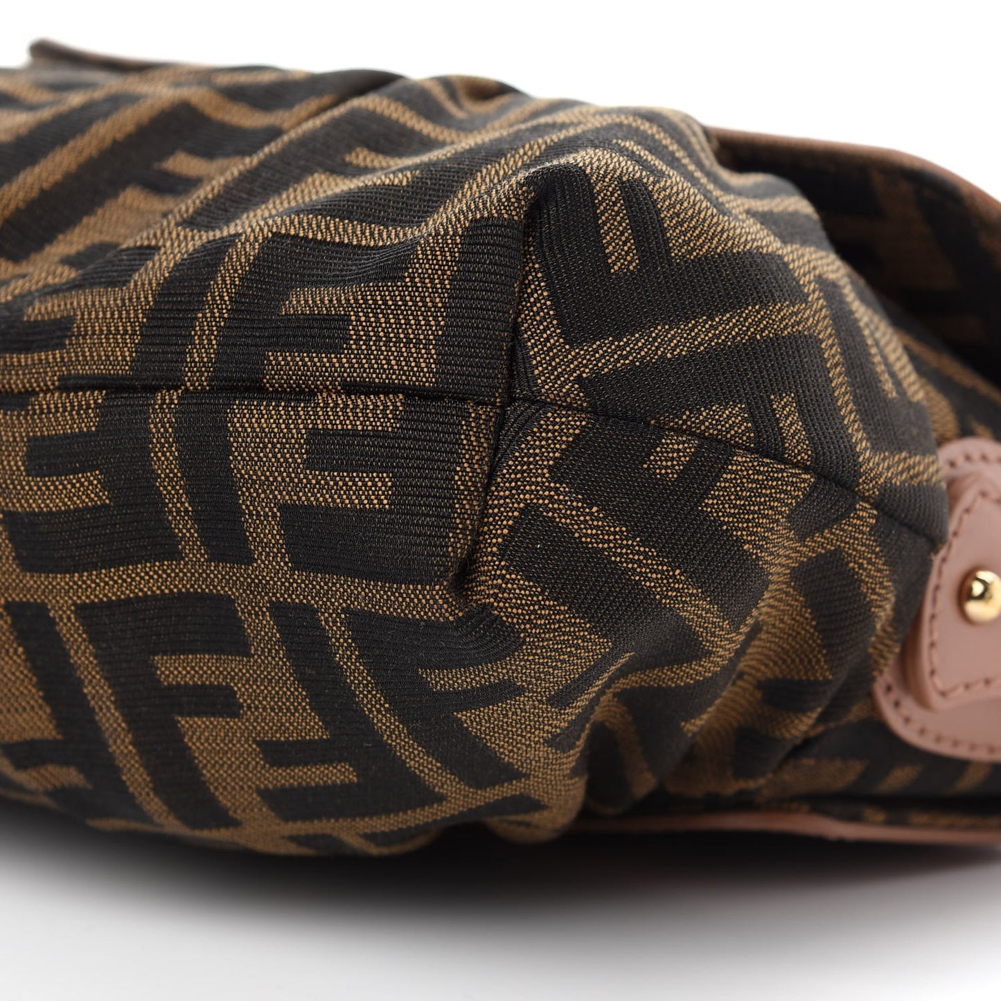 Zucca Cuoio Lucido Small Chef Shoulder Bag Tobacco Bois de Rose