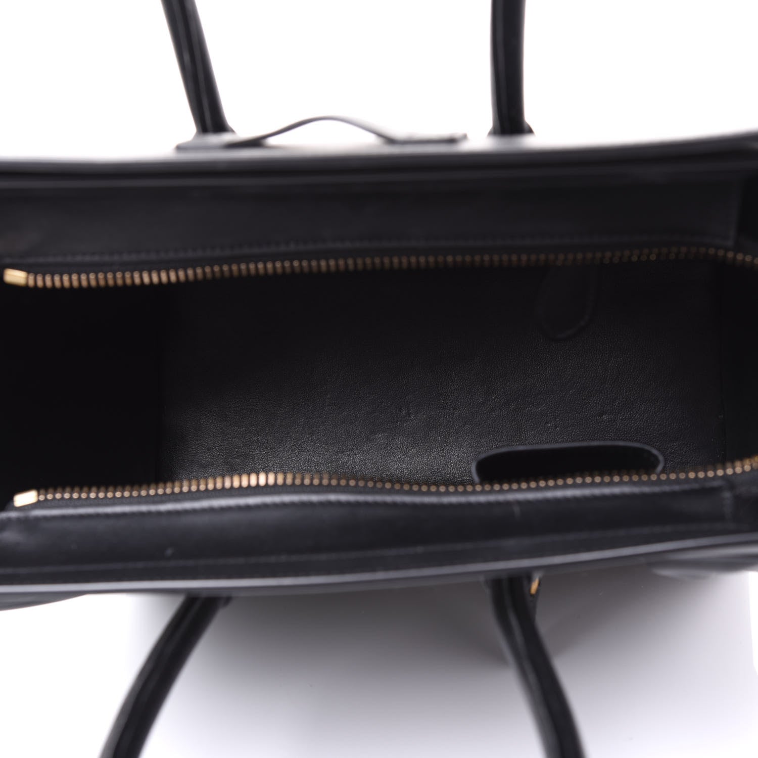 Celine Smooth Calfskin Micro Luggage Black 4 of 8