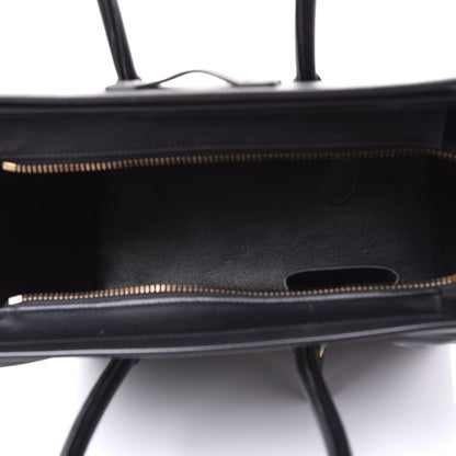 Celine Smooth Calfskin Micro Luggage Black 4 of 8