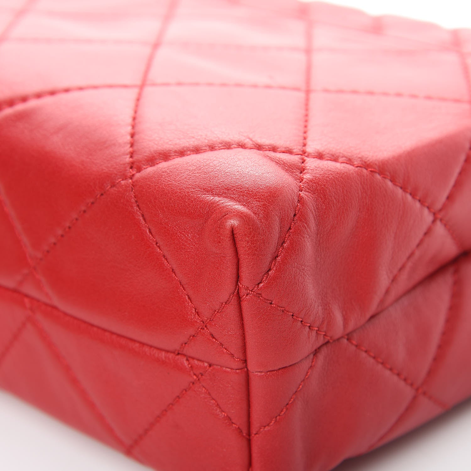 Chanel Calfskin Quilted In the Business Flap Bag Red 11 of 14
