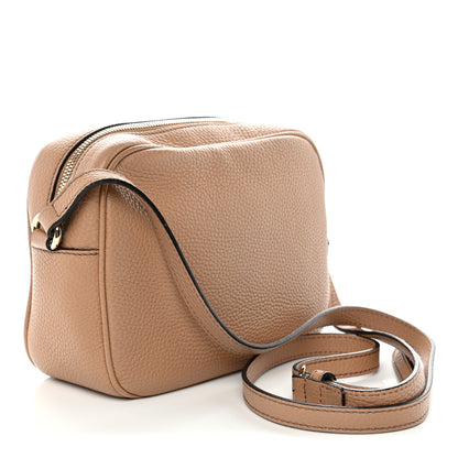 Gucci Pebbled Calfskin Small Soho Disco Bag Camelia 3 of 12