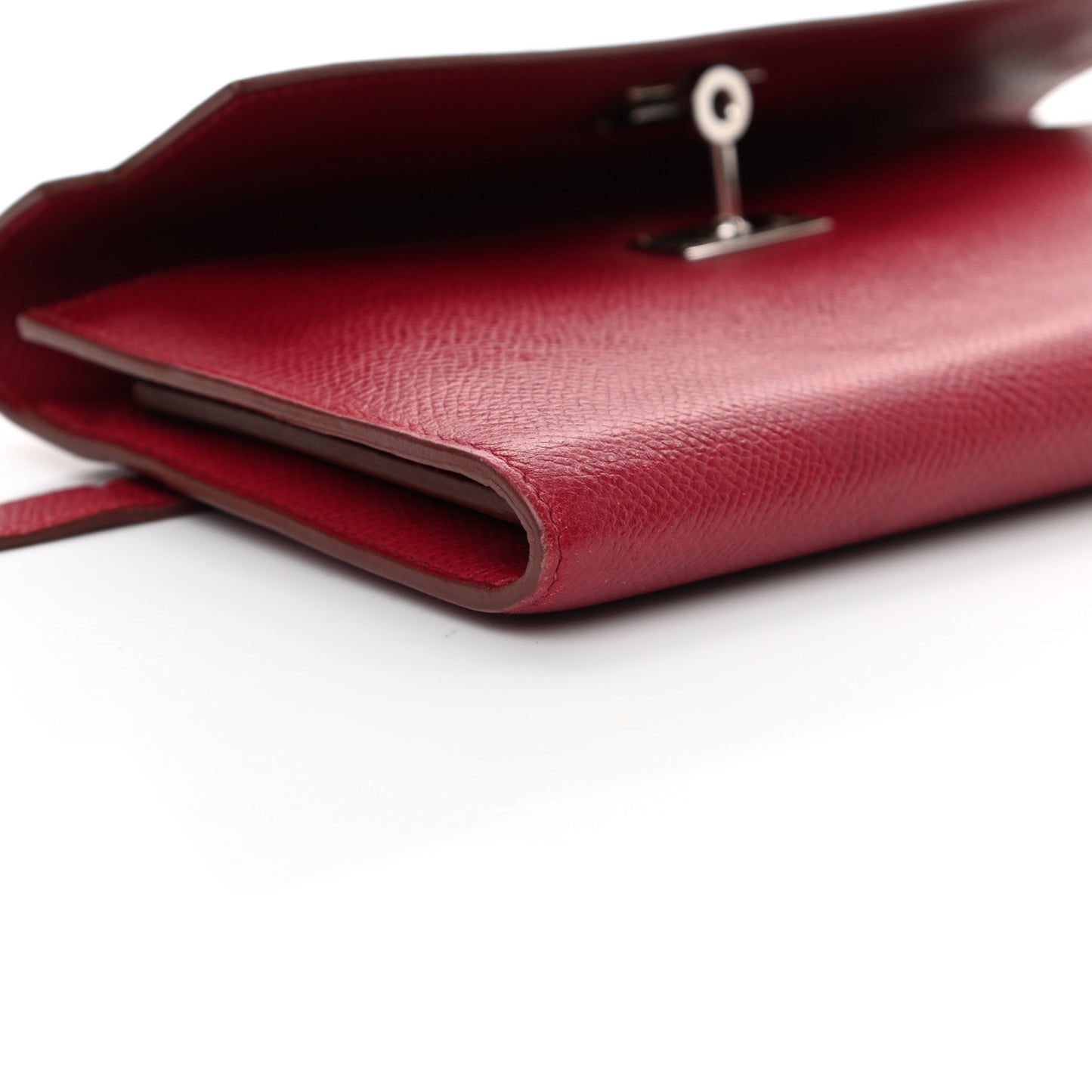 Epsom Kelly Longue Wallet Rouge Grenat