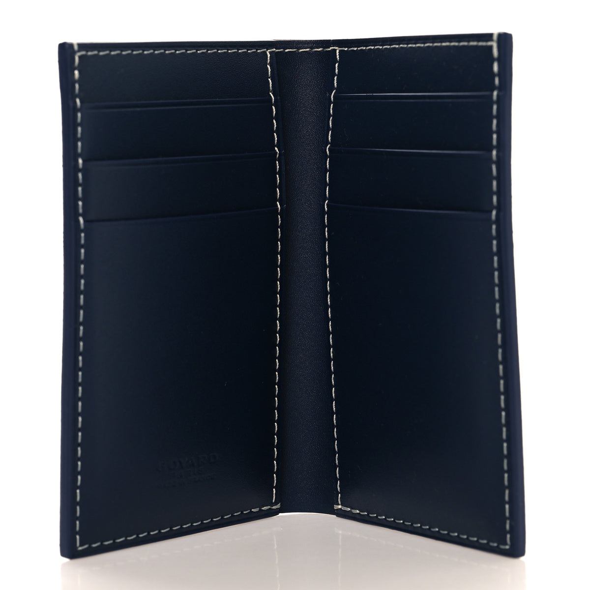 Goyard Goyardine Saint Pierre Card Holder Navy 5 of 7