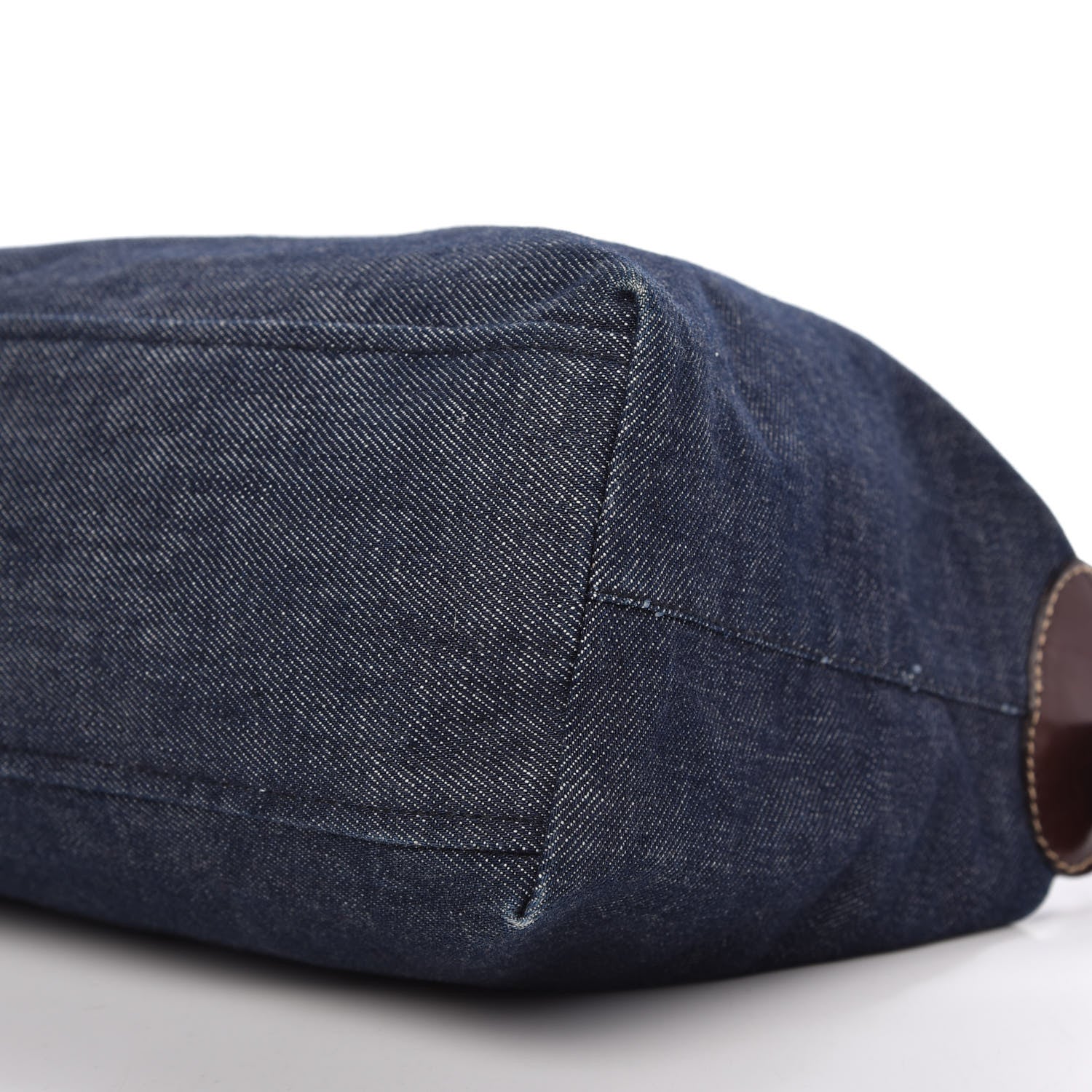 Prada Denim Shoulder Bag Bleu 7 of 10