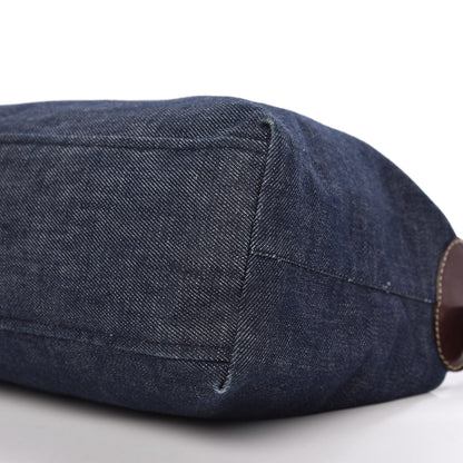 Prada Denim Shoulder Bag Bleu 7 of 10