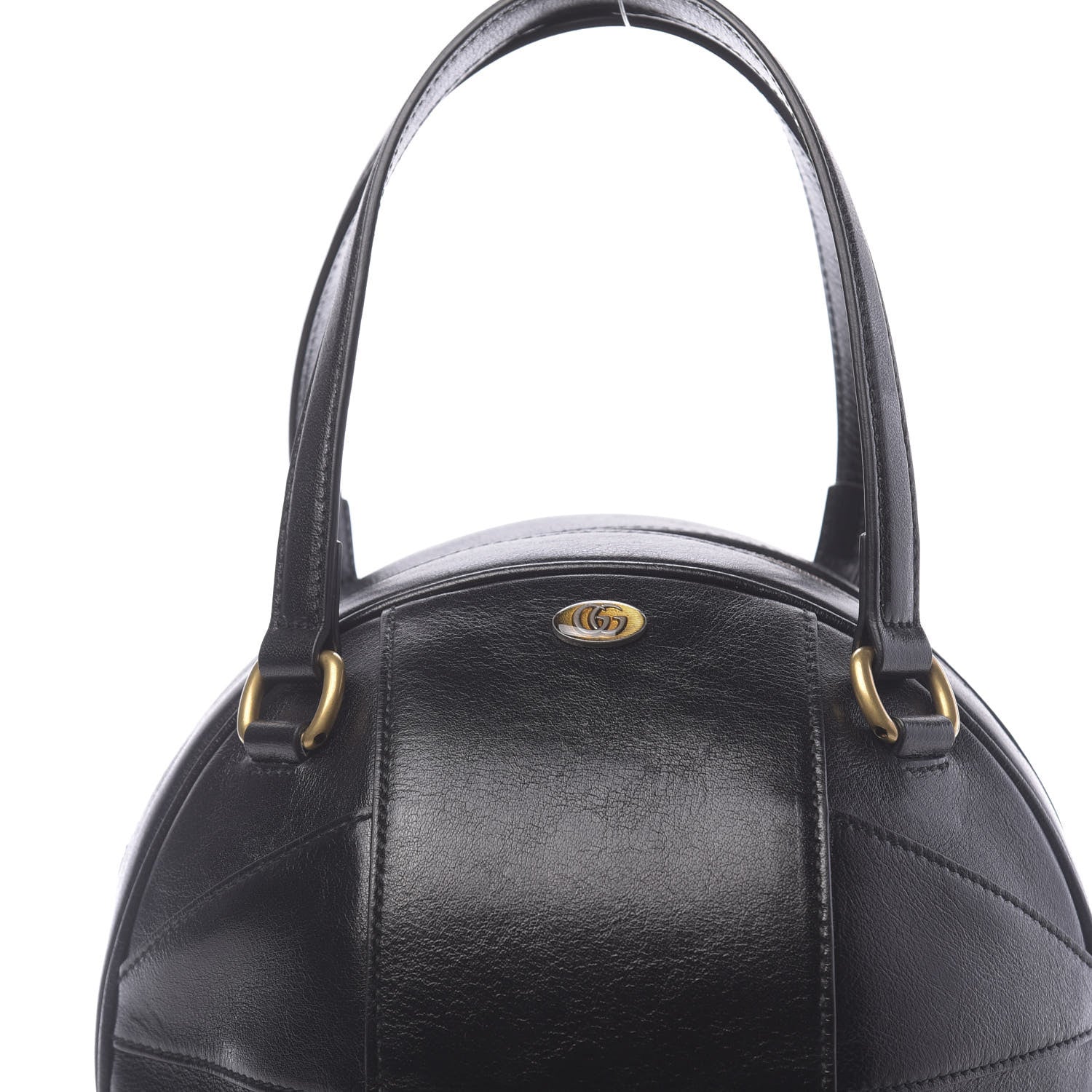 Gucci Piuma Lux Energy Tifosa Basketball Shaped Shoulder Bag Black 8 of 10