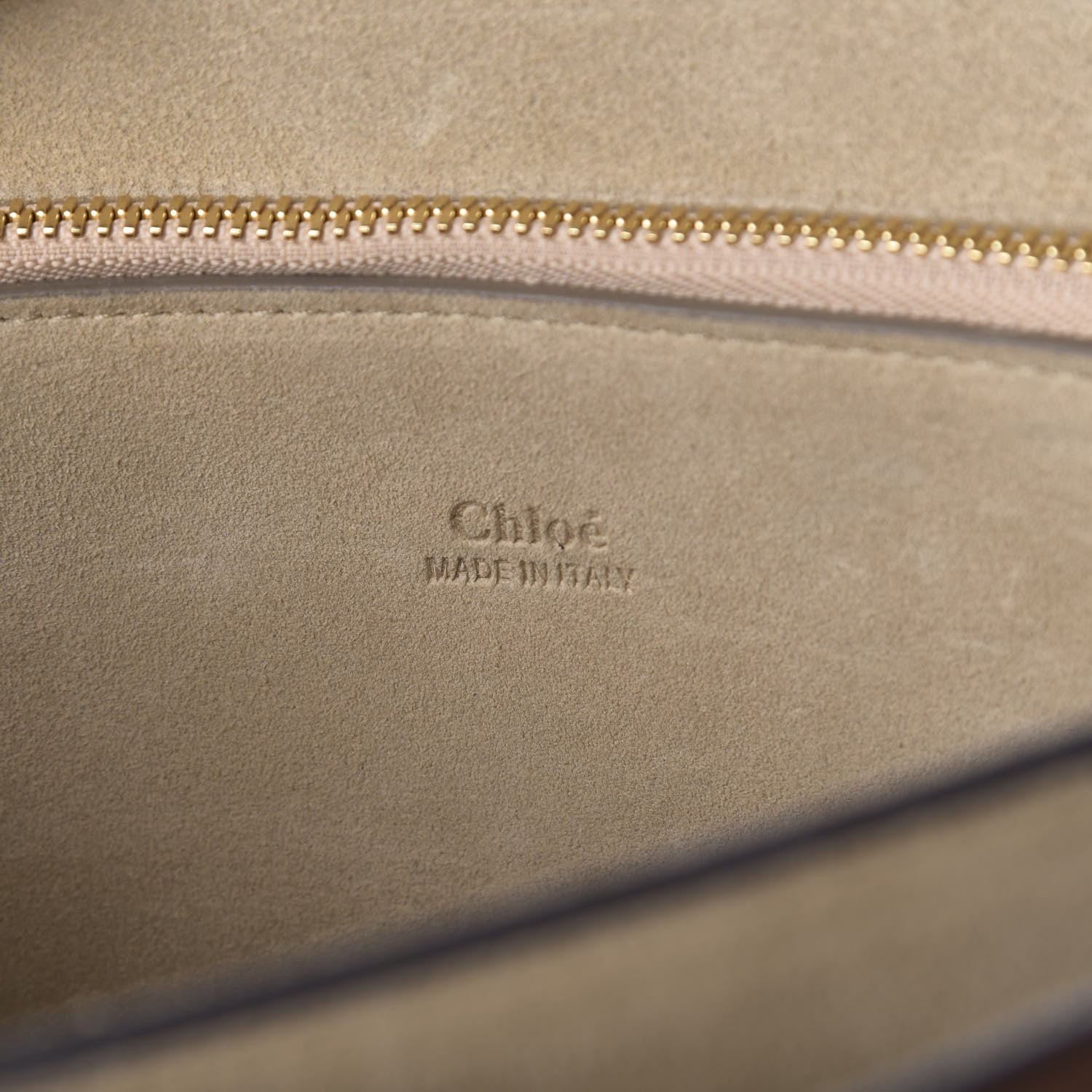 Chloe Suede Calfskin Medium Faye Shoulder Bag Tobacco 5 of 9