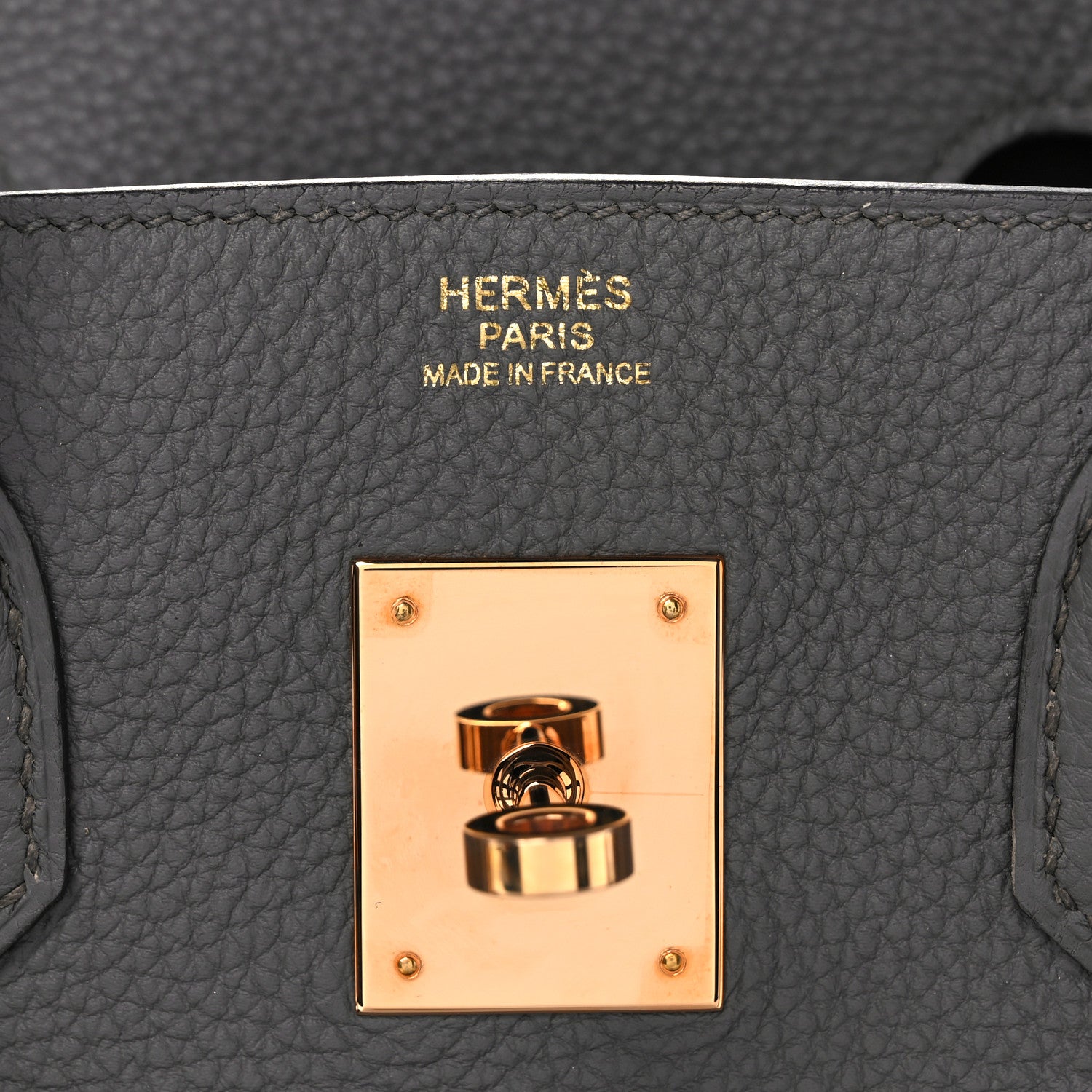 Hermes Togo Birkin 30 Etain 5 of 9
