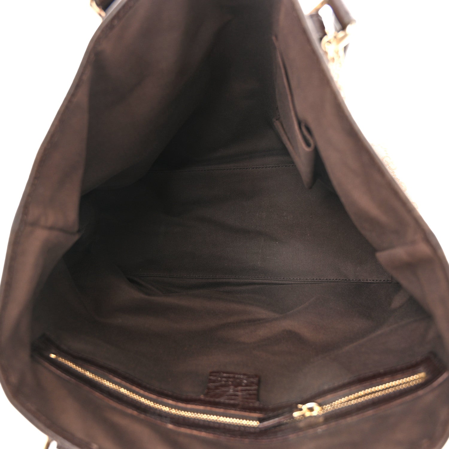 Gucci Monogram Medium Jolicoeur Tote Dark Brown 5 of 10