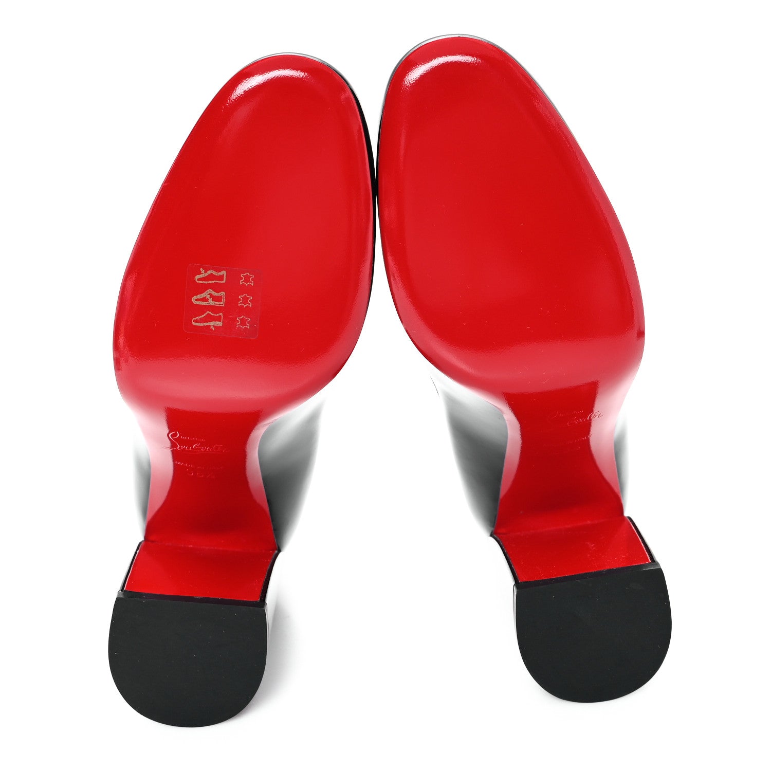 Christian Louboutin Patent Calfskin Miss Sab 85 Pumps 38.5 Black 6 of 9
