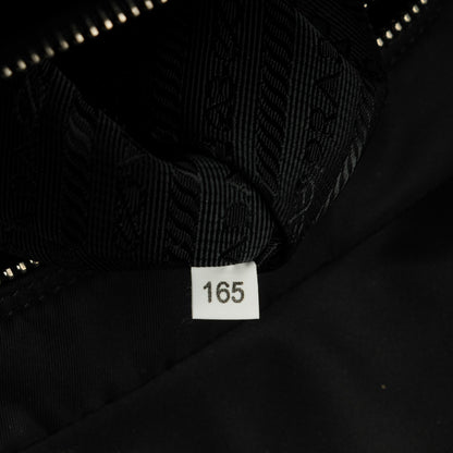 Prada Tessuto Nylon Ruffle Tote Nero Black 8 of 8
