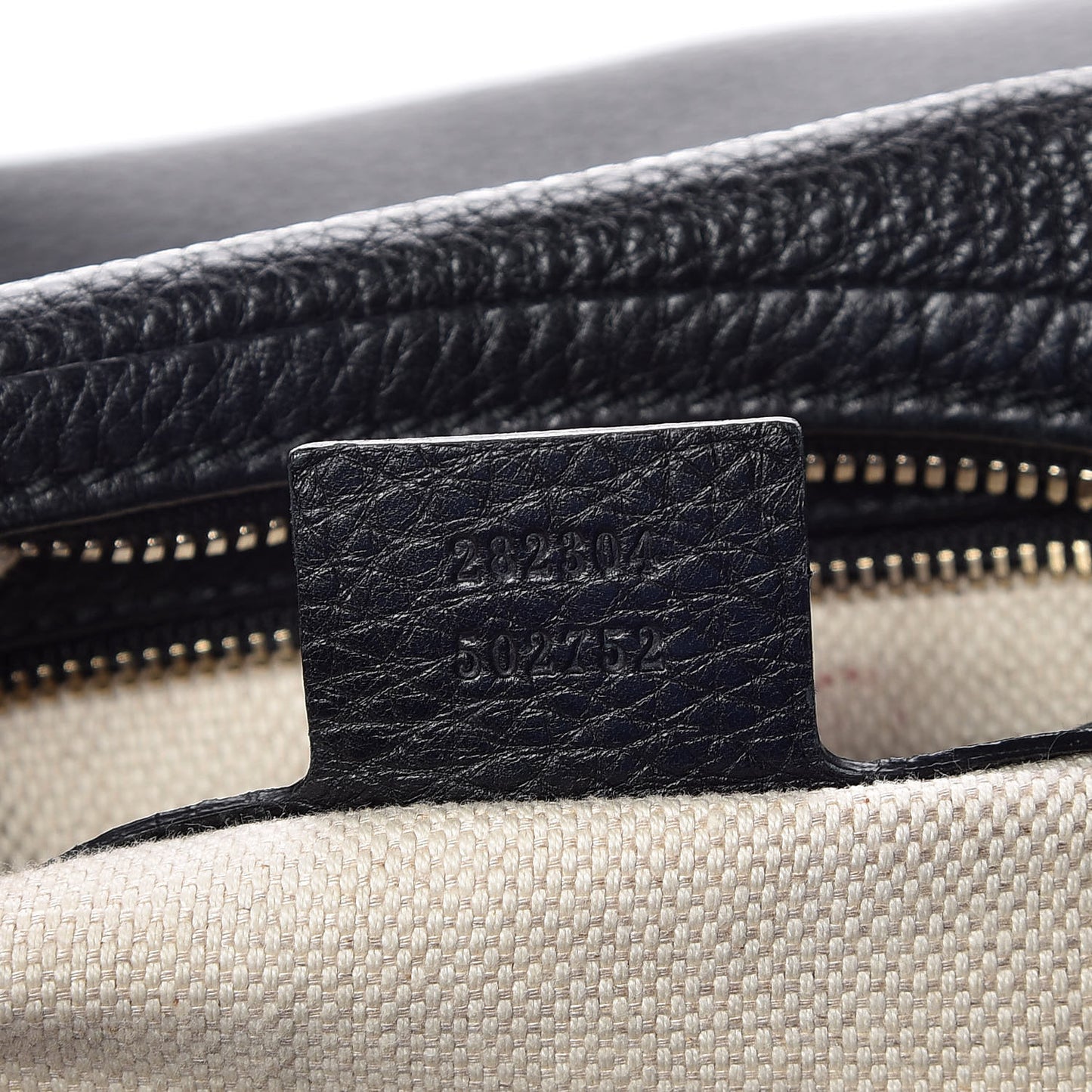 Pebbled Calfskin Soho Hobo Black