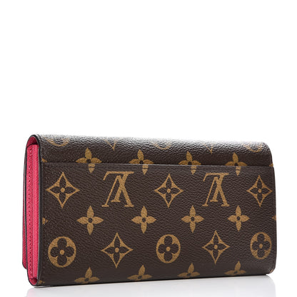 Louis Vuitton Monogram 2015 Christmas Animation Sarah Wallet Hibiscus 3 of 6
