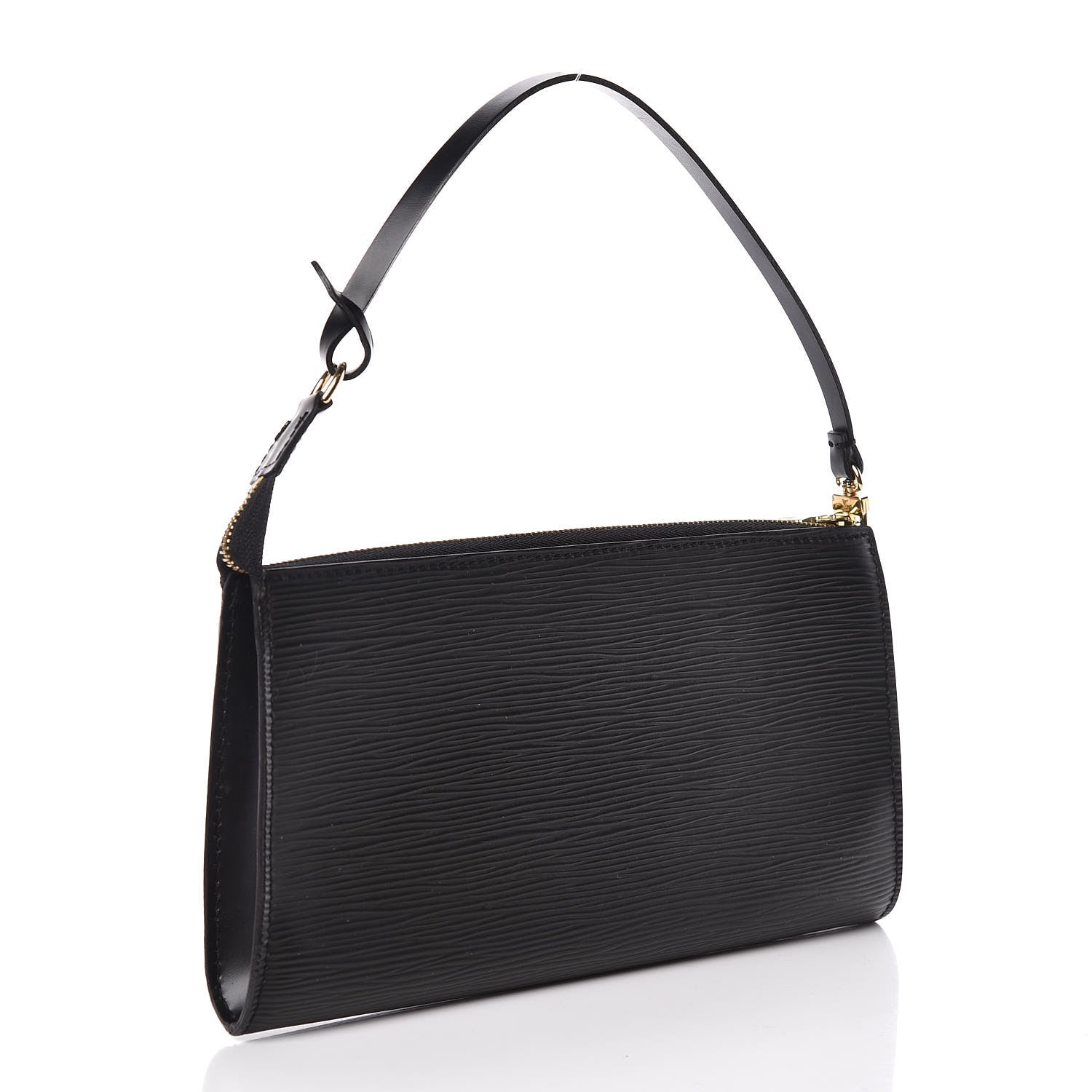Louis Vuitton Epi Pochette Accessories 24 Black 2 of 7
