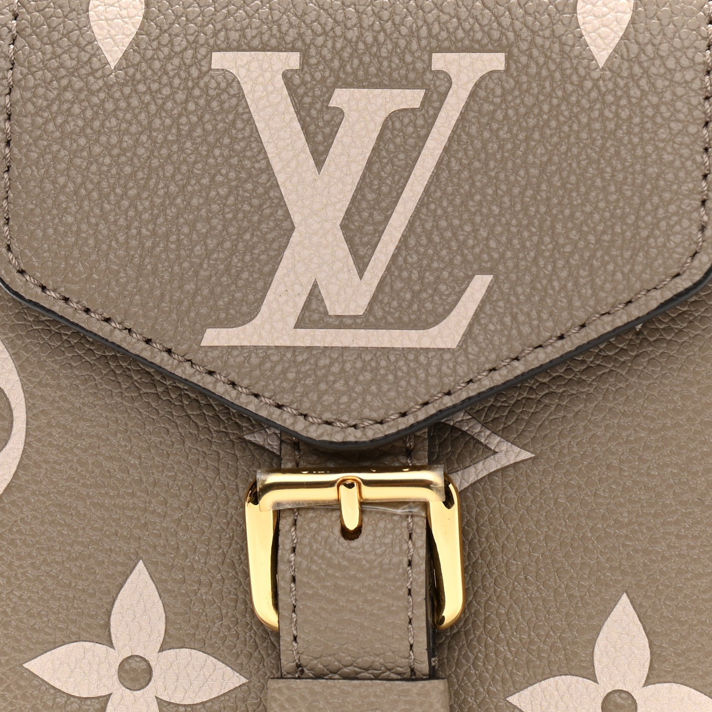 Empreinte Monogram Giant Tiny Backpack Tourterelle Cream