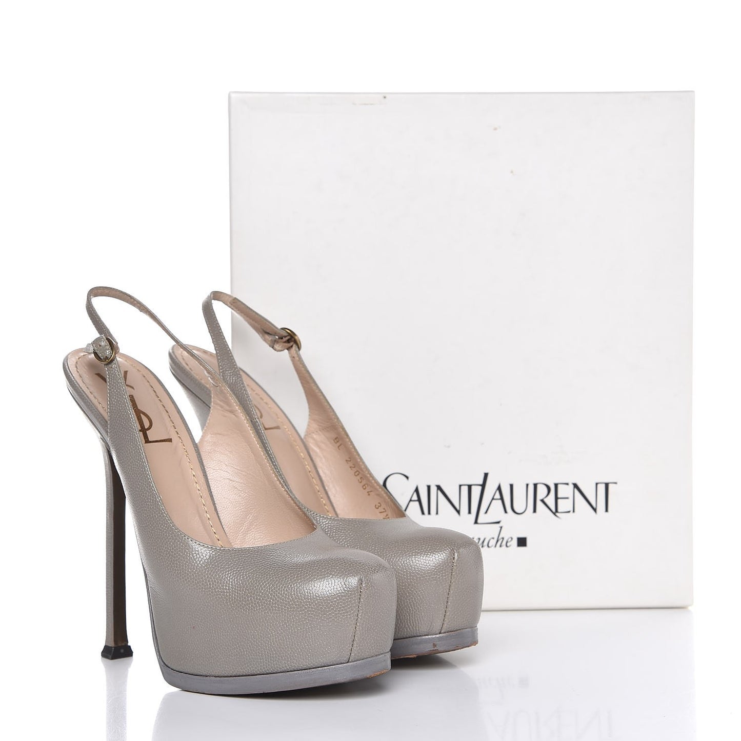Vernigolf Tribtoo Slingback Platform Pumps 37.5 Stone Beige